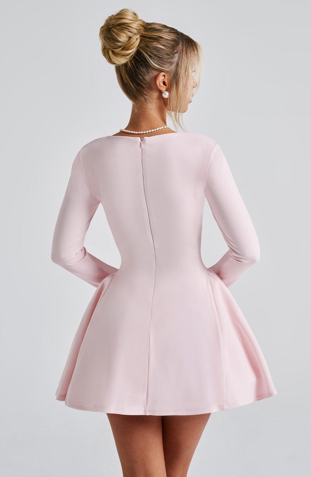 Vestido Mini Megan - Rosa Pálido