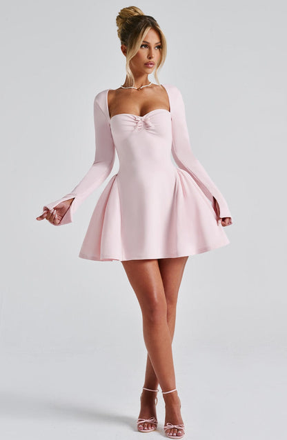 Vestido Mini Megan - Rosa Pálido